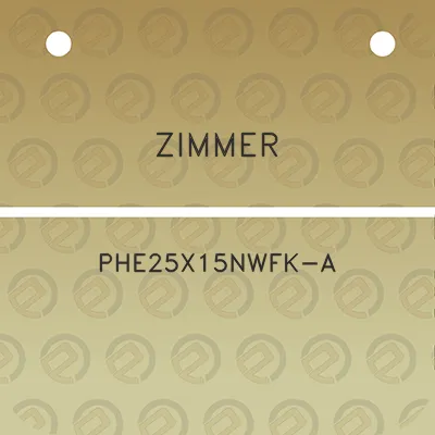 zimmer-phe25x15nwfk-a