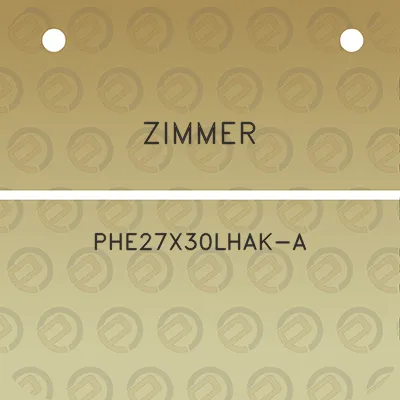 zimmer-phe27x30lhak-a