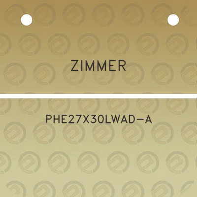 zimmer-phe27x30lwad-a