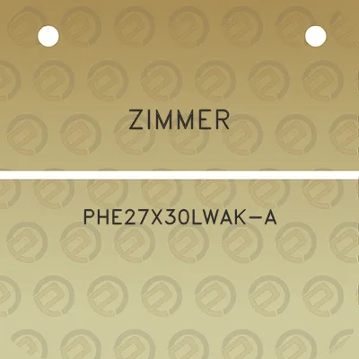 zimmer-phe27x30lwak-a