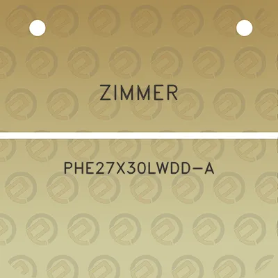 zimmer-phe27x30lwdd-a