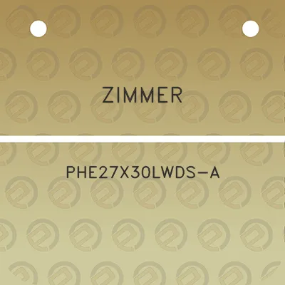 zimmer-phe27x30lwds-a