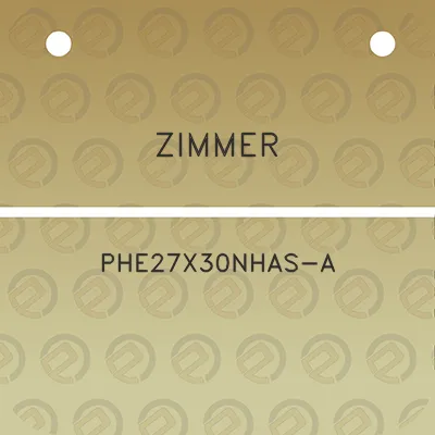 zimmer-phe27x30nhas-a