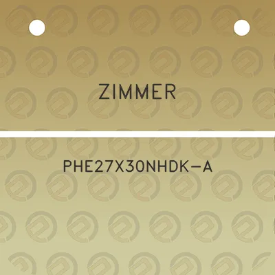 zimmer-phe27x30nhdk-a