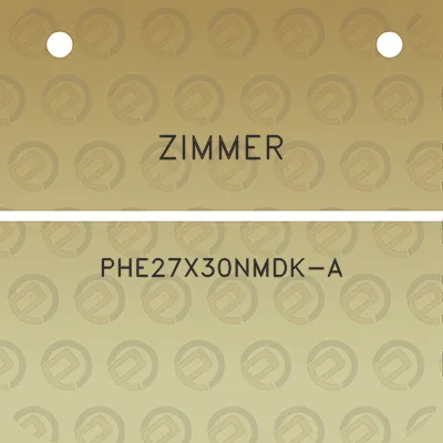 zimmer-phe27x30nmdk-a