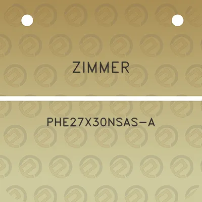 zimmer-phe27x30nsas-a