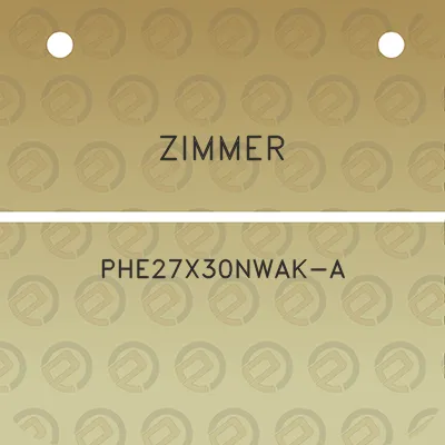 zimmer-phe27x30nwak-a