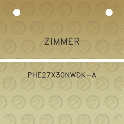 zimmer-phe27x30nwdk-a