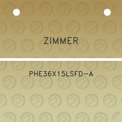 zimmer-phe36x15lsfd-a