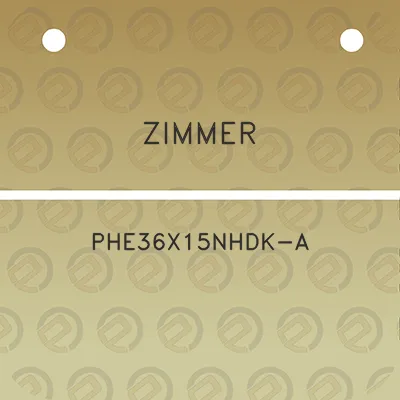 zimmer-phe36x15nhdk-a