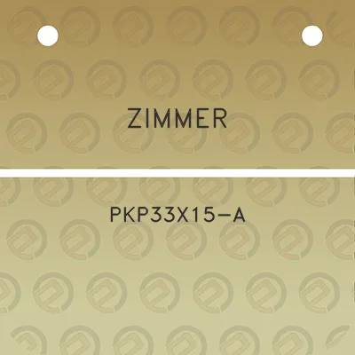 zimmer-pkp33x15-a