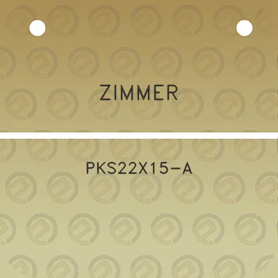 zimmer-pks22x15-a