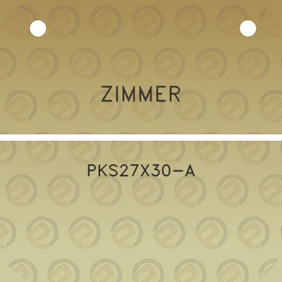 zimmer-pks27x30-a