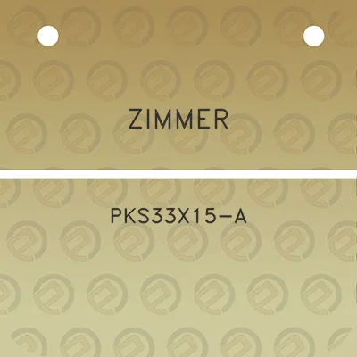 zimmer-pks33x15-a