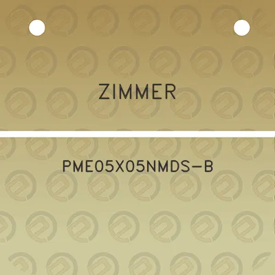 zimmer-pme05x05nmds-b