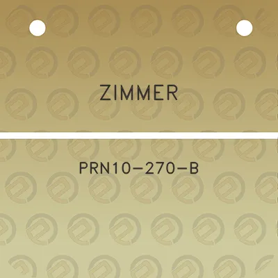 zimmer-prn10-270-b