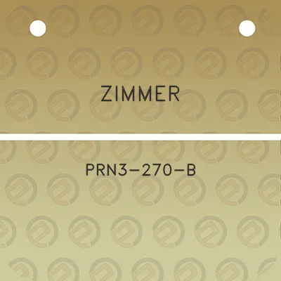 zimmer-prn3-270-b