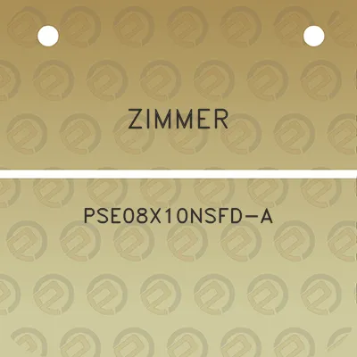 zimmer-pse08x10nsfd-a