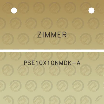 zimmer-pse10x10nmdk-a