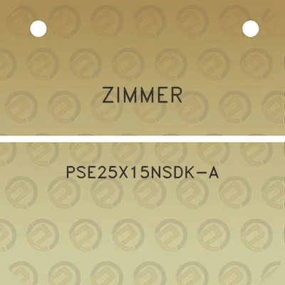 zimmer-pse25x15nsdk-a