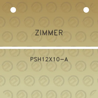 zimmer-psh12x10-a