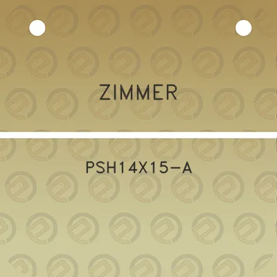 zimmer-psh14x15-a