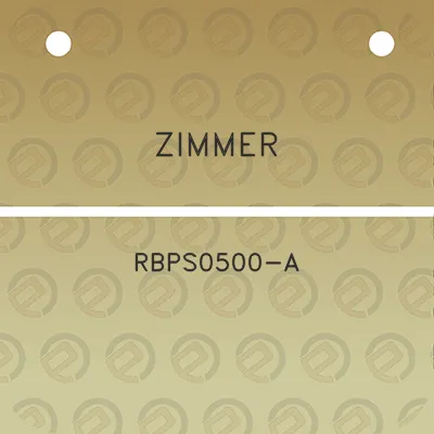 zimmer-rbps0500-a