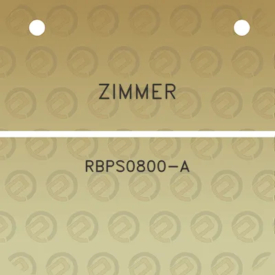 zimmer-rbps0800-a