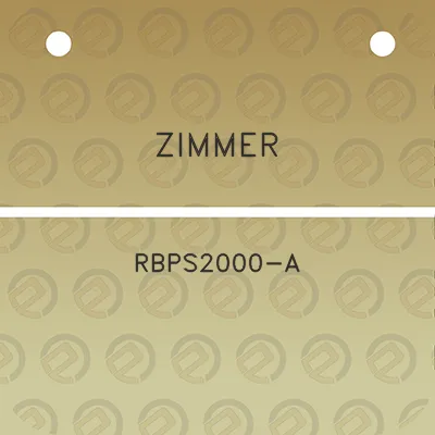 zimmer-rbps2000-a