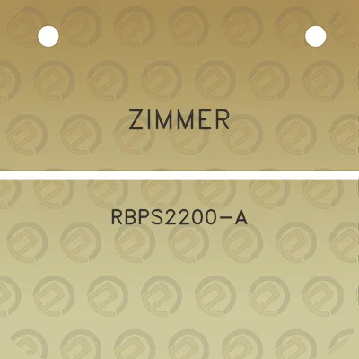 zimmer-rbps2200-a