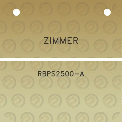 zimmer-rbps2500-a