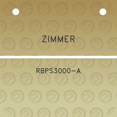 zimmer-rbps3000-a