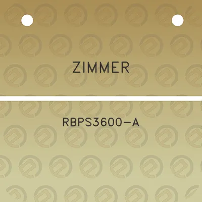 zimmer-rbps3600-a