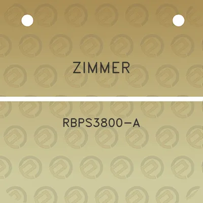 zimmer-rbps3800-a