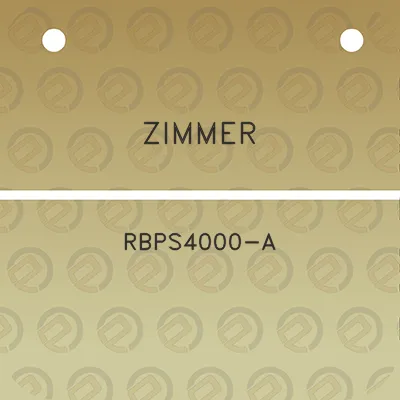 zimmer-rbps4000-a