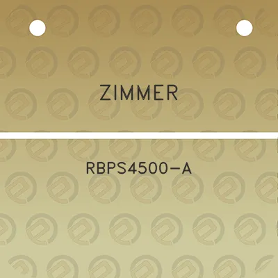 zimmer-rbps4500-a