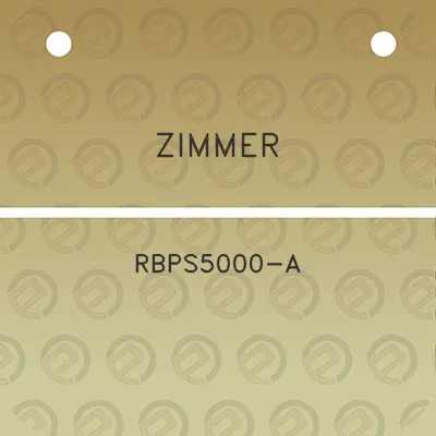 zimmer-rbps5000-a