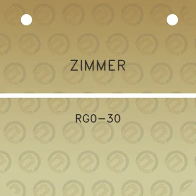 zimmer-rg0-30