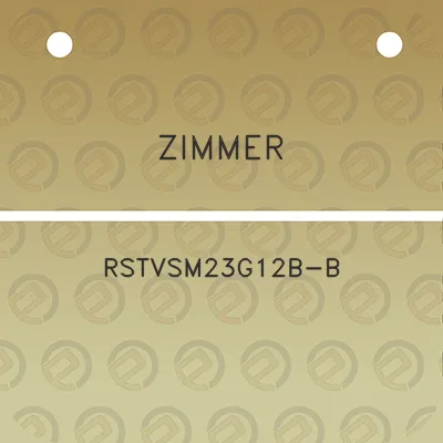 zimmer-rstvsm23g12b-b