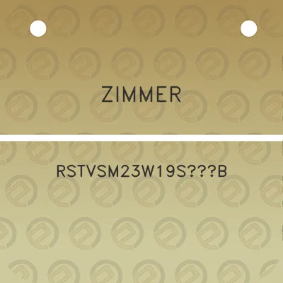 zimmer-rstvsm23w19sb