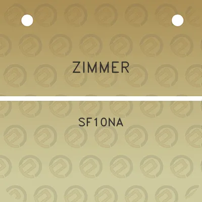 zimmer-sf10na