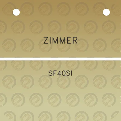 zimmer-sf40si