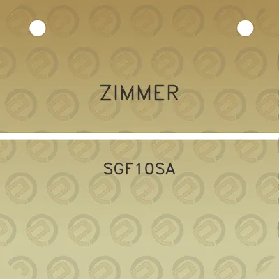 zimmer-sgf10sa