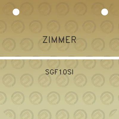 zimmer-sgf10si