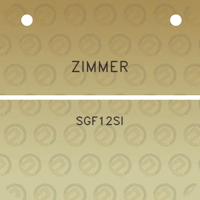 zimmer-sgf12si