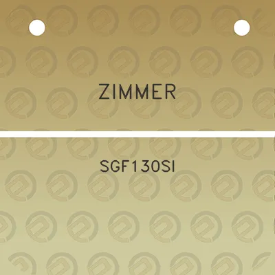 zimmer-sgf130si