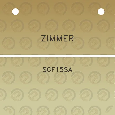 zimmer-sgf15sa