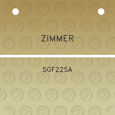 zimmer-sgf22sa