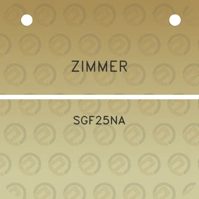 zimmer-sgf25na