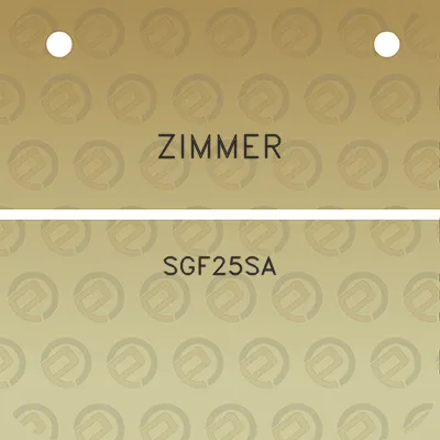 zimmer-sgf25sa